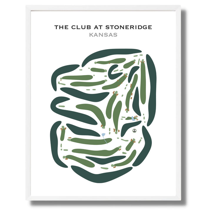The Club At StoneRidge, Kansas - Printed Golf Courses