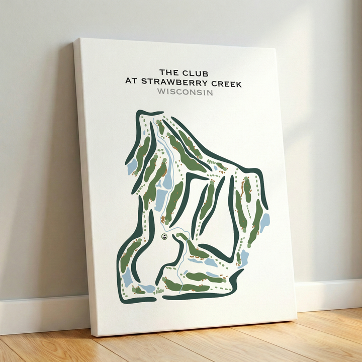 The Club at Strawberry Creek, Wisconsin - Printed Golf Courses