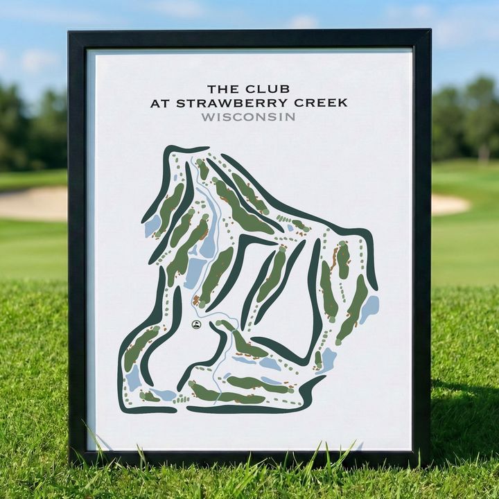 The Club at Strawberry Creek, Wisconsin - Printed Golf Courses