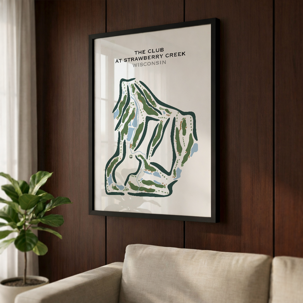 The Club at Strawberry Creek, Wisconsin - Printed Golf Courses