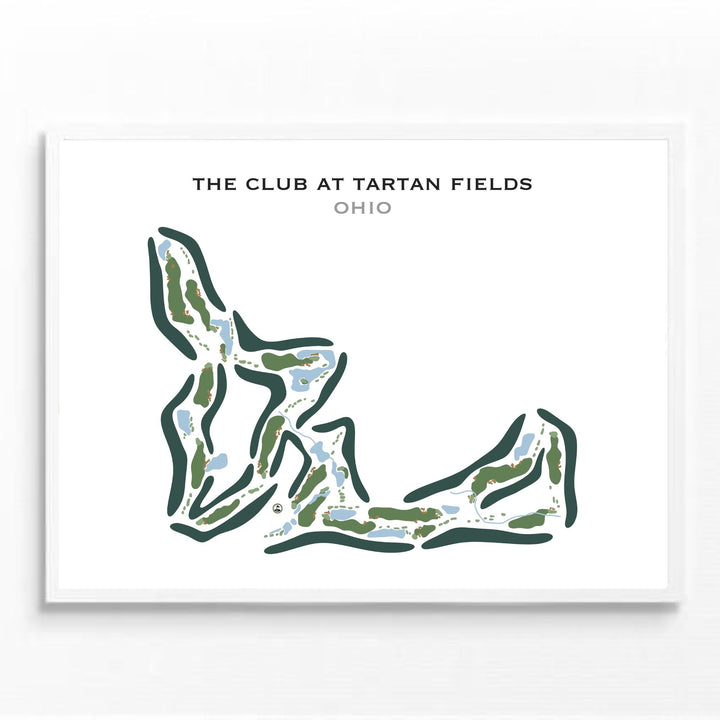 The Club at Tartan Fields, Ohio - Printed Golf Course