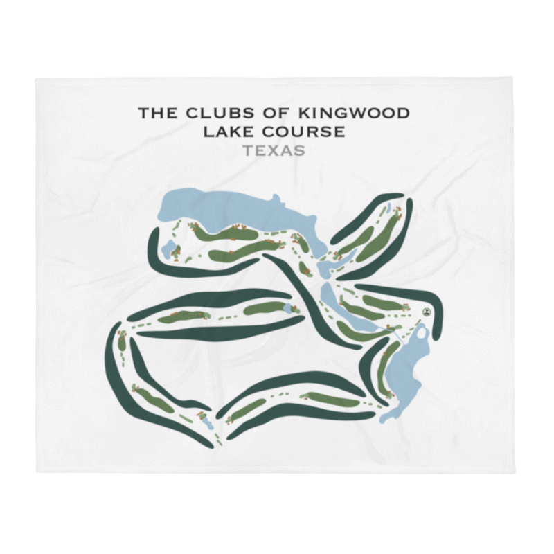 The Clubs of Kingwood - Lake Course, Texas - Printed Golf Courses