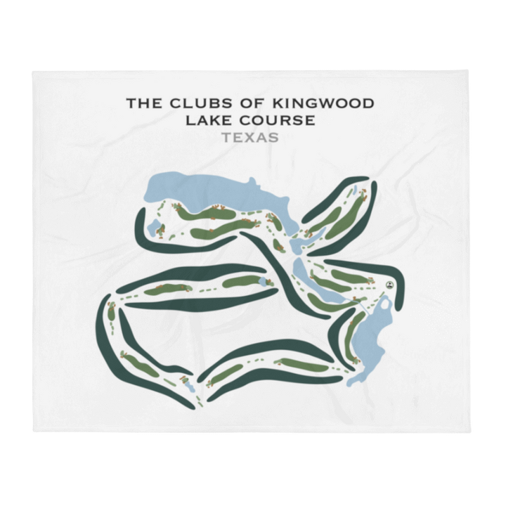 The Clubs of Kingwood - Lake Course, Texas - Printed Golf Courses