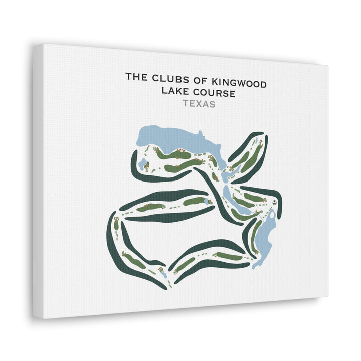 The Clubs of Kingwood - Lake Course, Texas - Printed Golf Courses