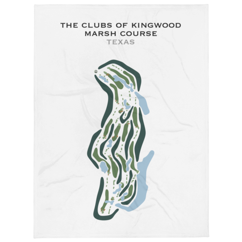 The Clubs of Kingwood - Marsh Course, Texas - Printed Golf Courses