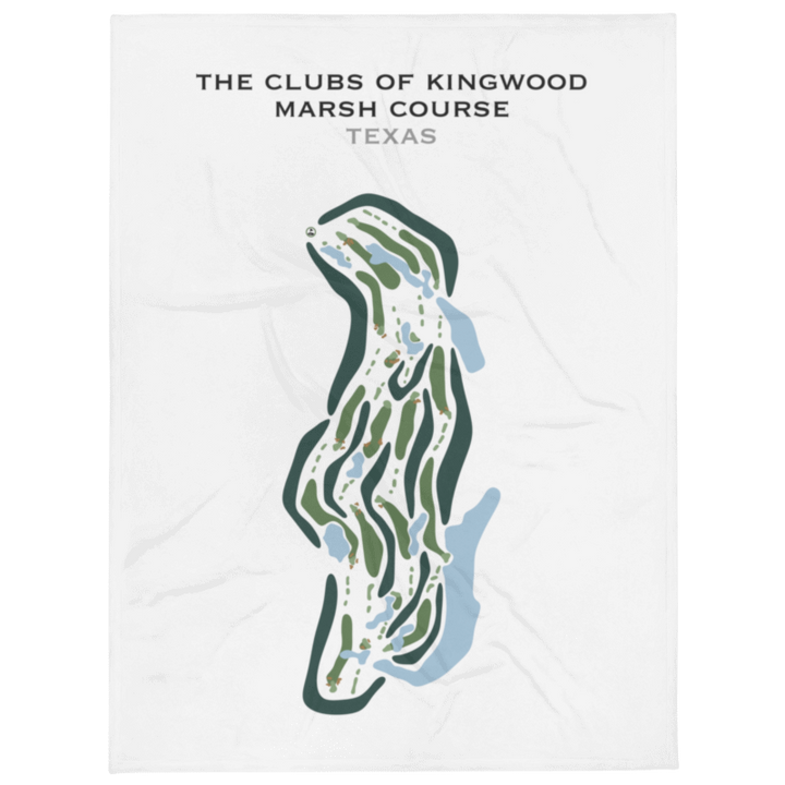 The Clubs of Kingwood - Marsh Course, Texas - Printed Golf Courses