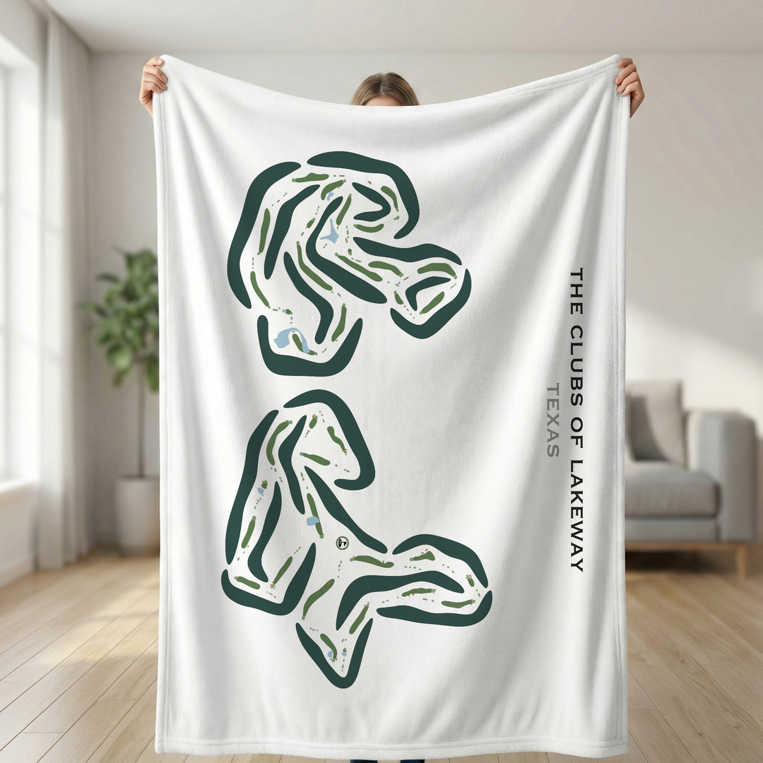 The Clubs of Lakeway, Texas - Printed Golf Courses