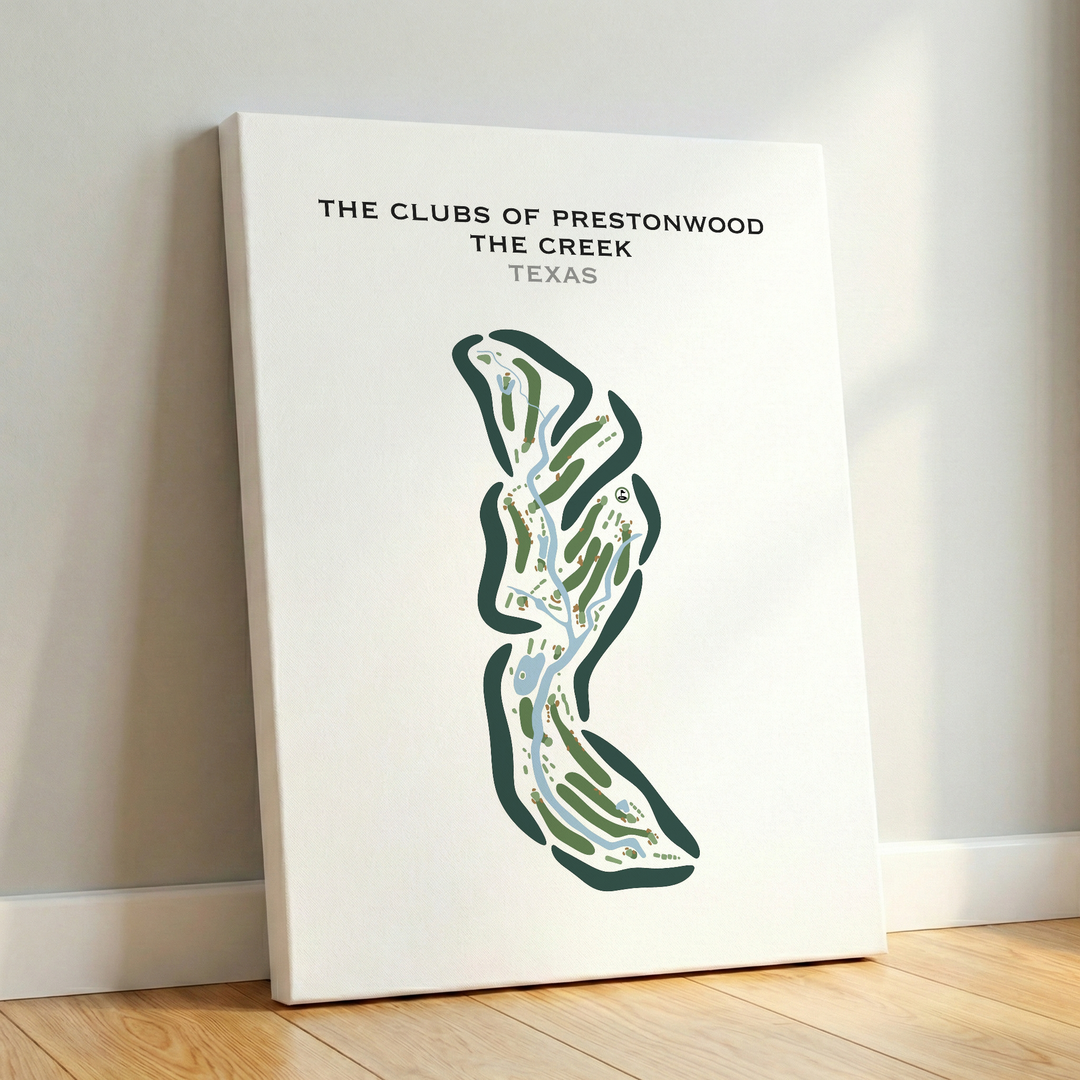 The Clubs of Prestonwood - The Creek, Texas - Printed Golf Courses