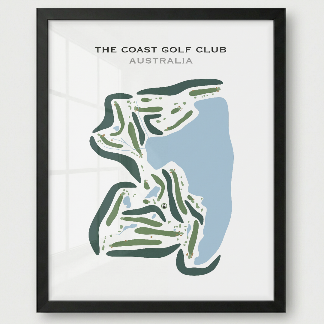 The Coast Golf Club, Australia - Printed Golf Courses