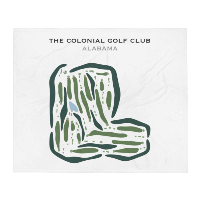 The Colonial Golf Club, Alabama - Printed Golf Courses