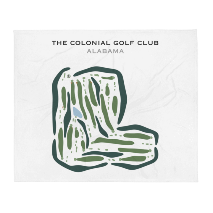 The Colonial Golf Club, Alabama - Printed Golf Courses