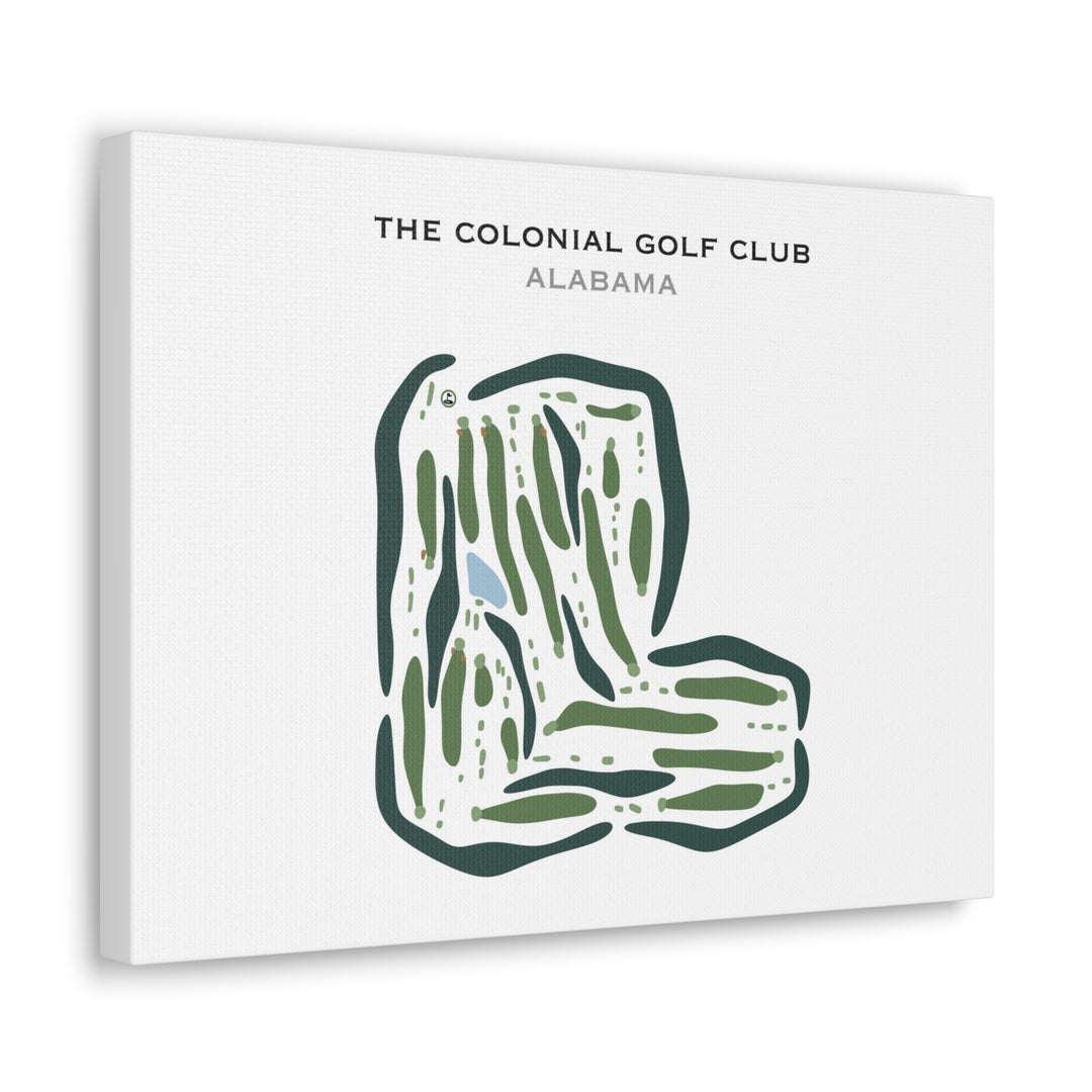 The Colonial Golf Club, Alabama - Printed Golf Courses