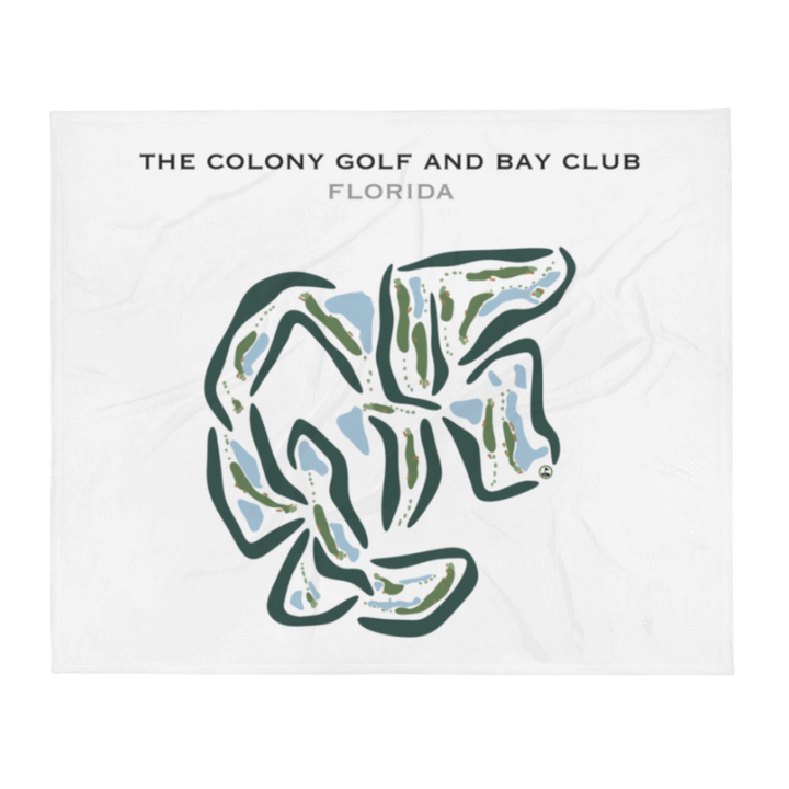 The Colony Golf & Bay Club, Florida - Printed Golf Courses