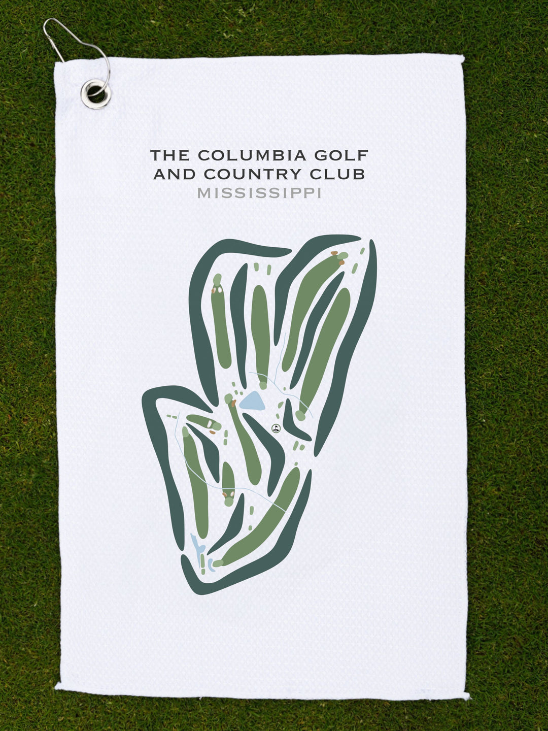 The Columbia Golf and Country Club, Mississippi - Printed Golf Courses