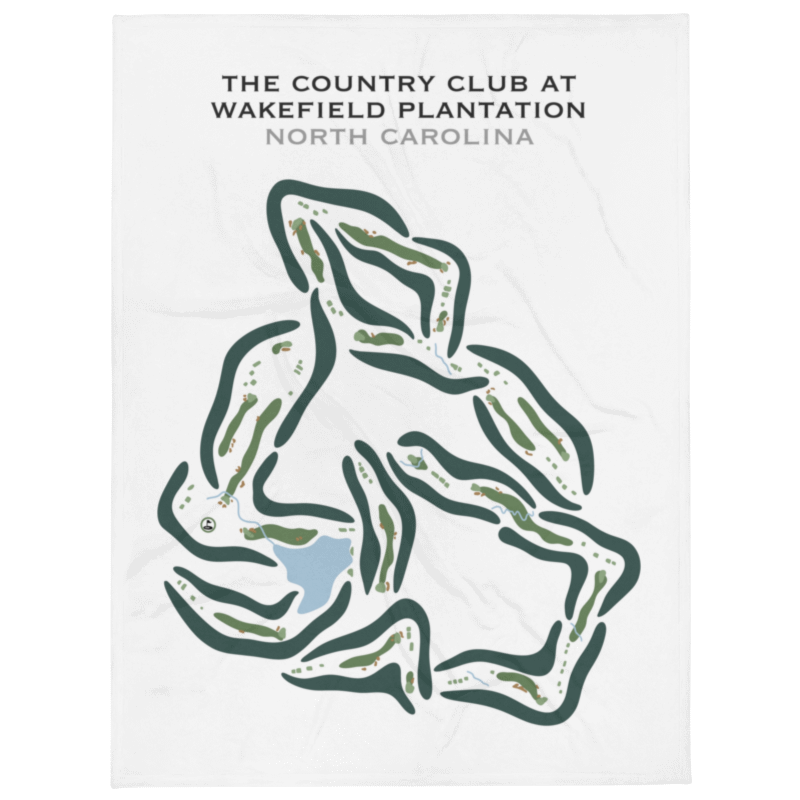 The Country Club at Wakefield Plantation, North Carolina - Printed Golf Courses