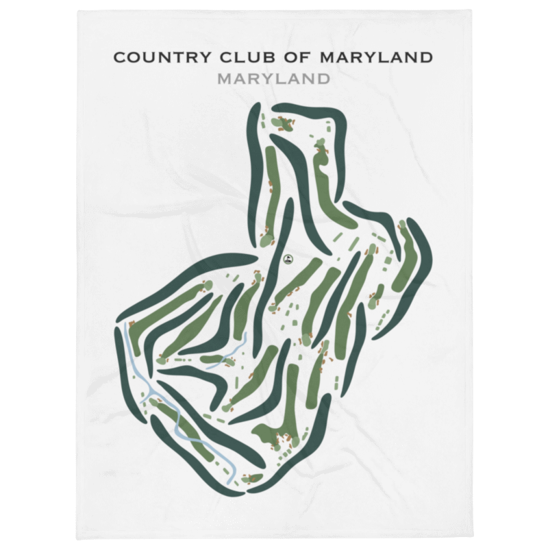 Country Club of Maryland, Maryland - Printed Golf Courses