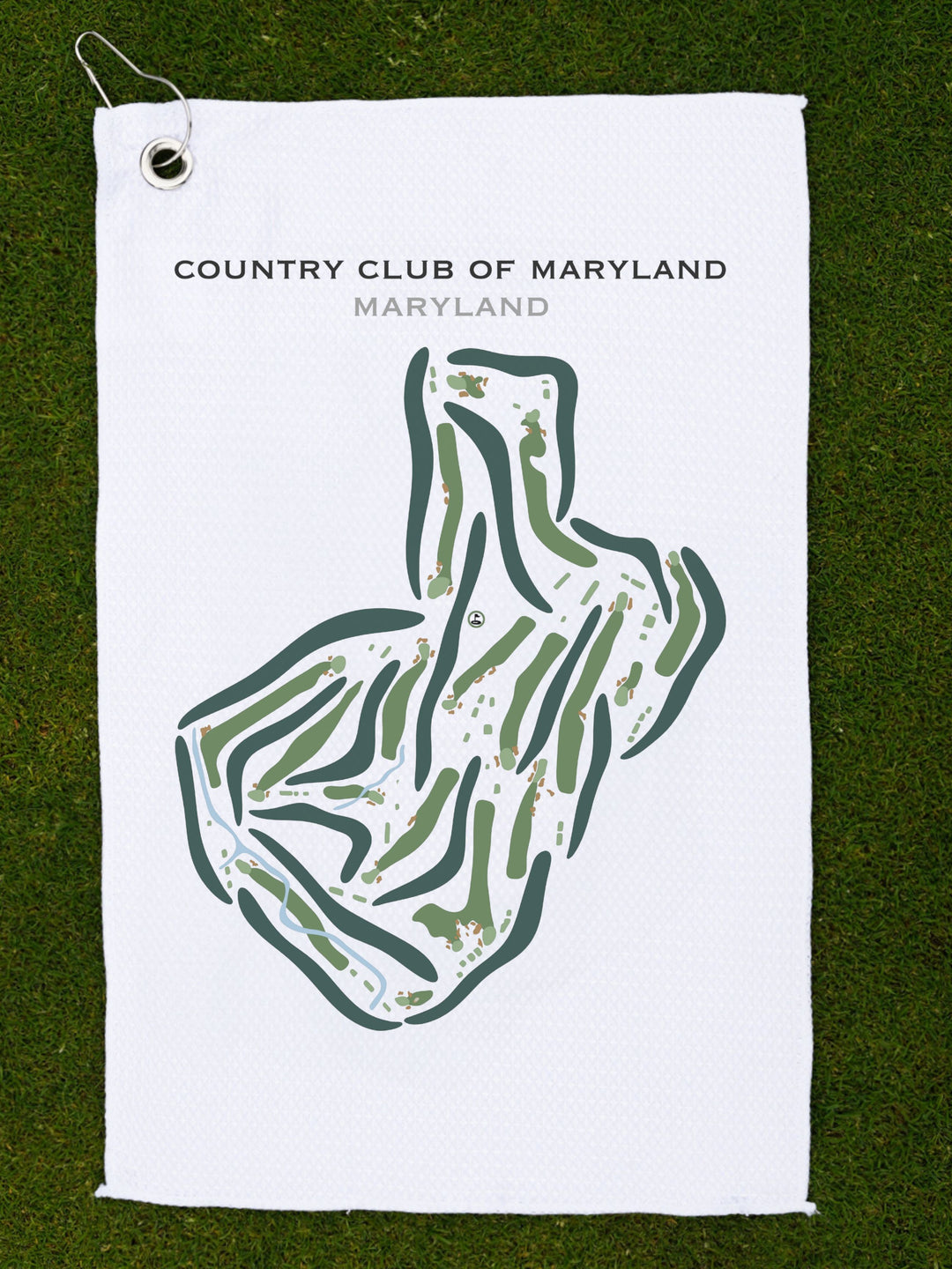 Country Club of Maryland, Maryland - Printed Golf Courses