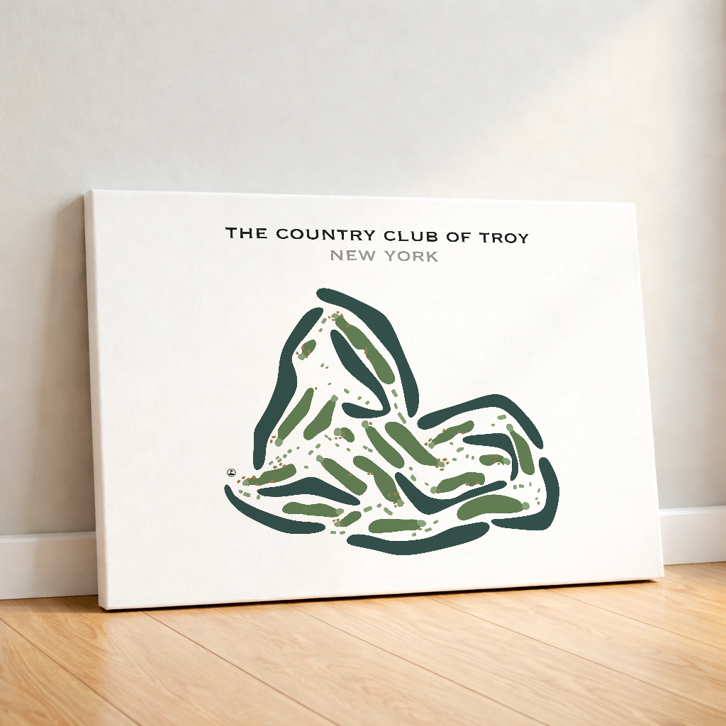 The Country Club Of Troy, New York - Printed Golf Courses