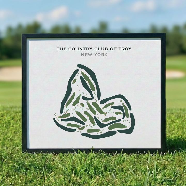 The Country Club Of Troy, New York - Printed Golf Courses