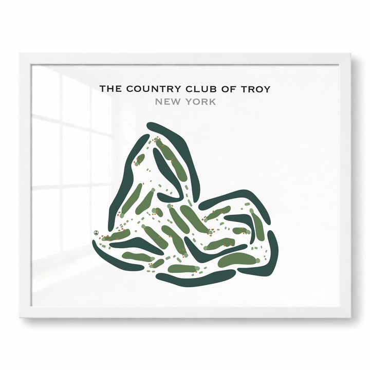 The Country Club Of Troy, New York - Printed Golf Courses