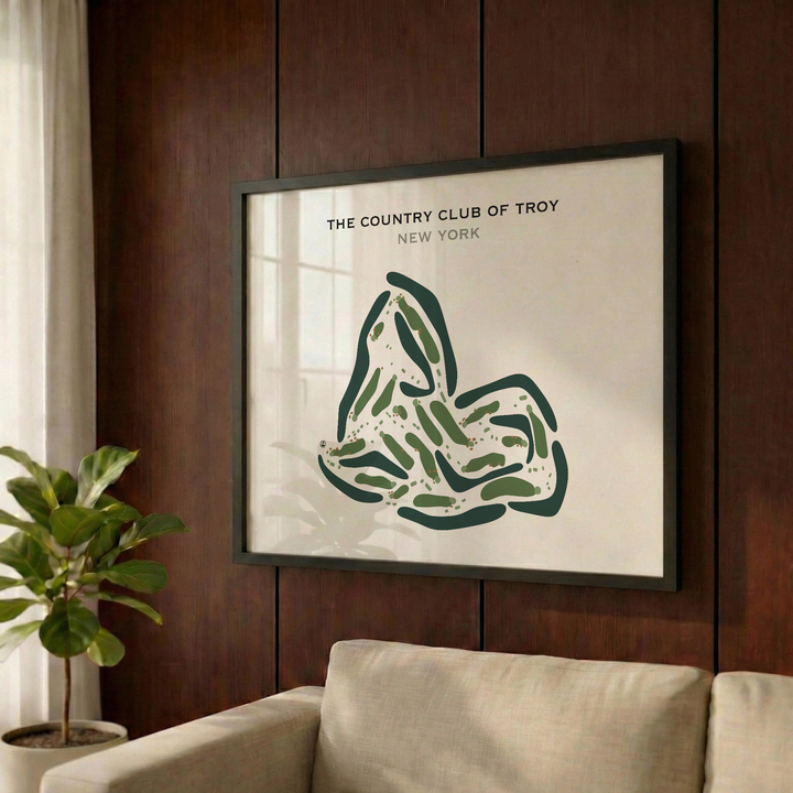 The Country Club Of Troy, New York - Printed Golf Courses
