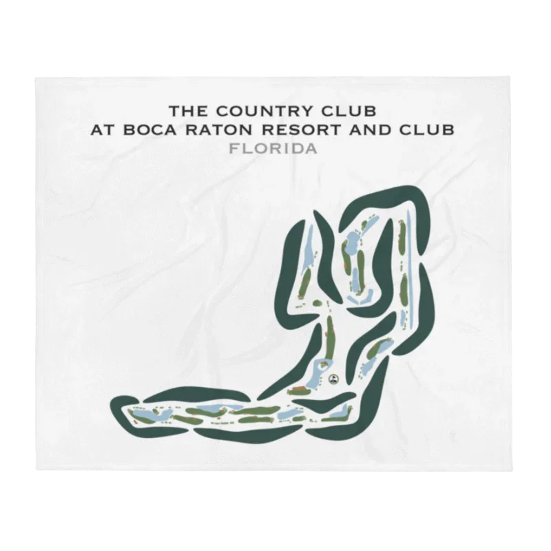 The Country Club at Boca Raton Resort & Club, Florida - Printed Golf Courses