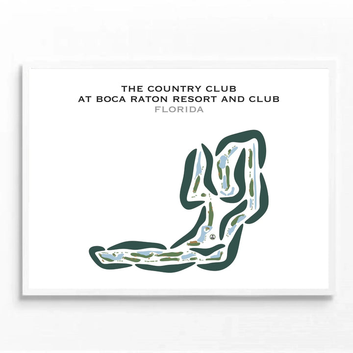 The Country Club at Boca Raton Resort & Club, Florida - Printed Golf Courses