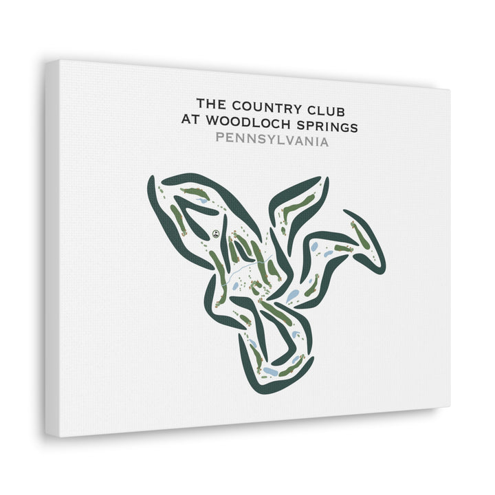 The Country Club at Woodloch Springs, Pennsylvania - Printed Golf Courses