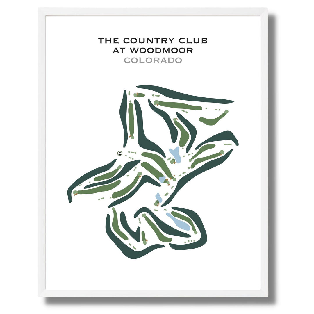 The Country Club at Woodmoor, Colorado - Printed Golf Courses - Golf Course Prints