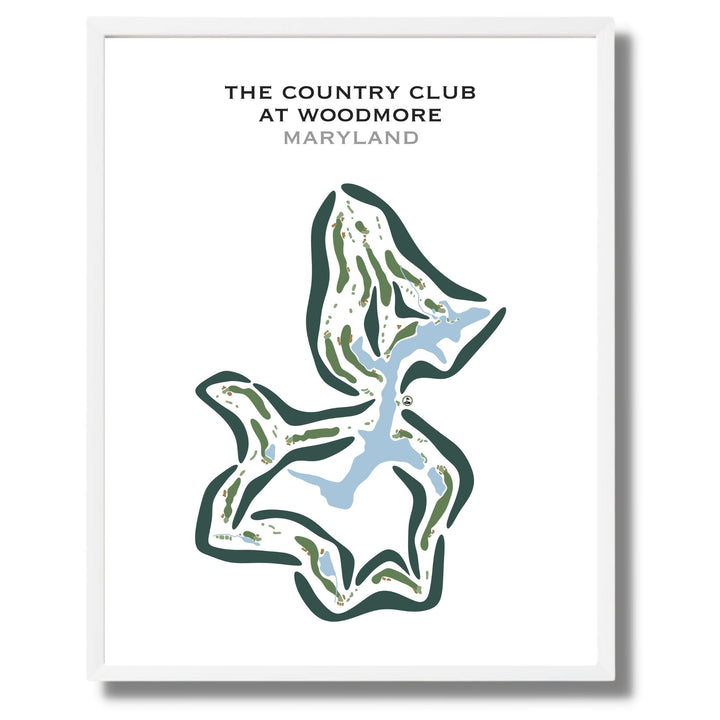 The Country Club at Woodmore, Maryland - Printed Golf Courses