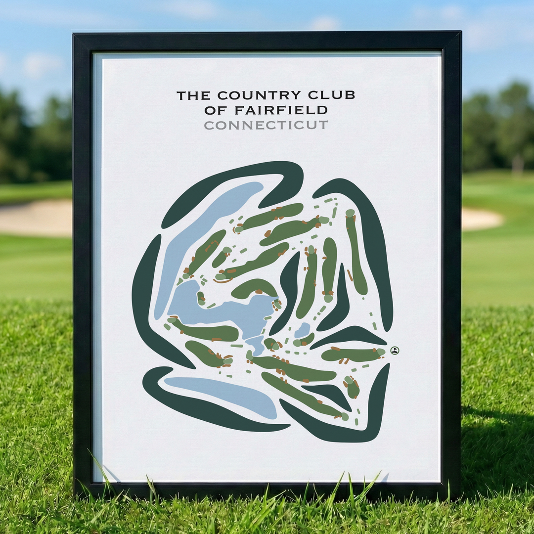 The Country Club of Fairfield, Connecticut - Printed Golf Courses