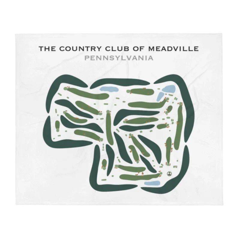 The Country Club of Meadville, Pennsylvania - Printed Golf Courses