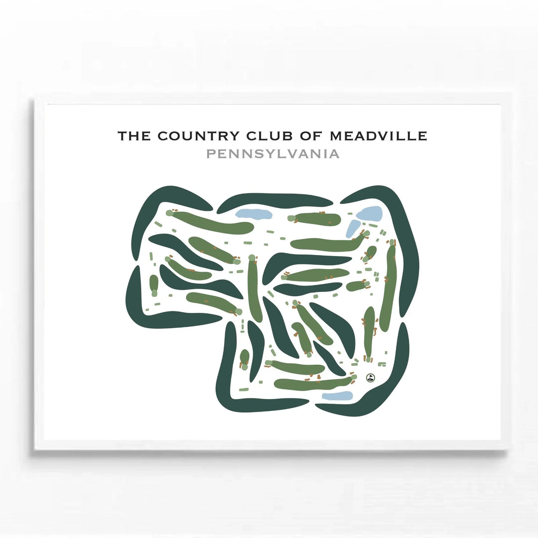 The Country Club of Meadville, Pennsylvania - Printed Golf Courses