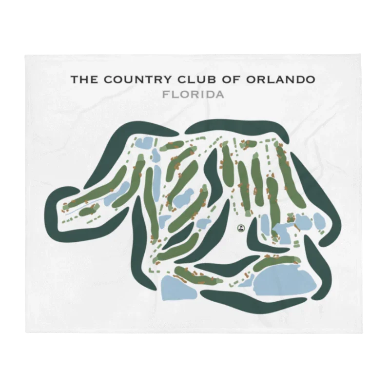 The Country Club Of Orlando, Florida - Printed Golf Courses