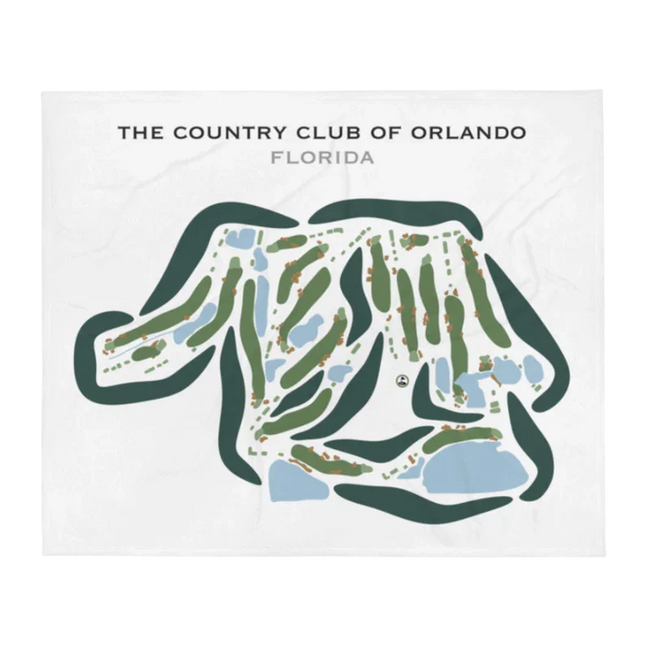 The Country Club Of Orlando, Florida - Printed Golf Courses