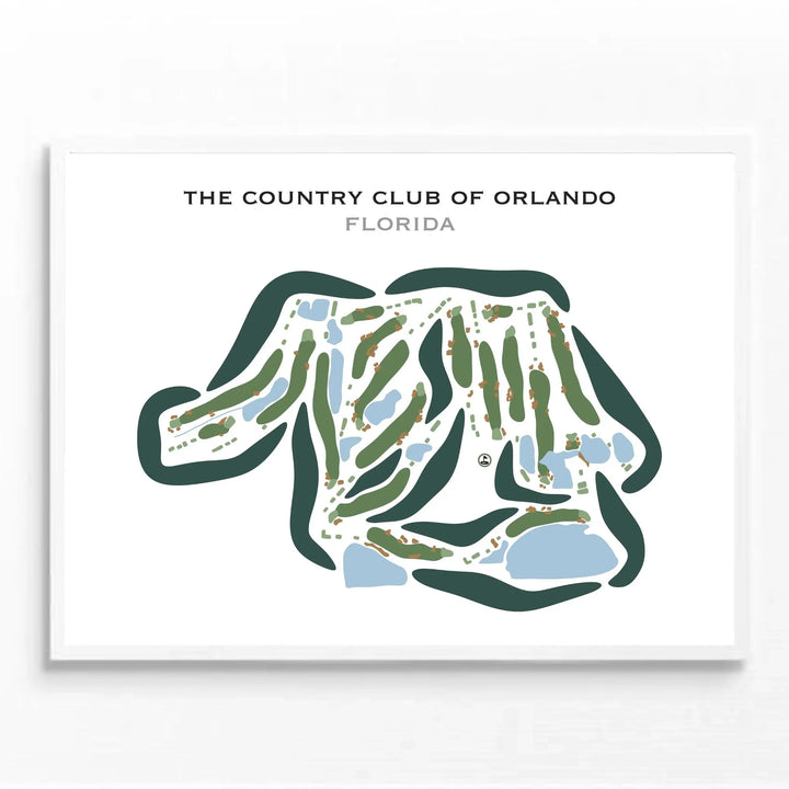 The Country Club Of Orlando, Florida - Printed Golf Courses
