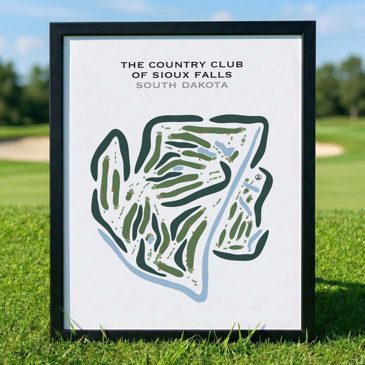 The Country Club of Sioux Falls, South Dakota - Printed Golf Courses
