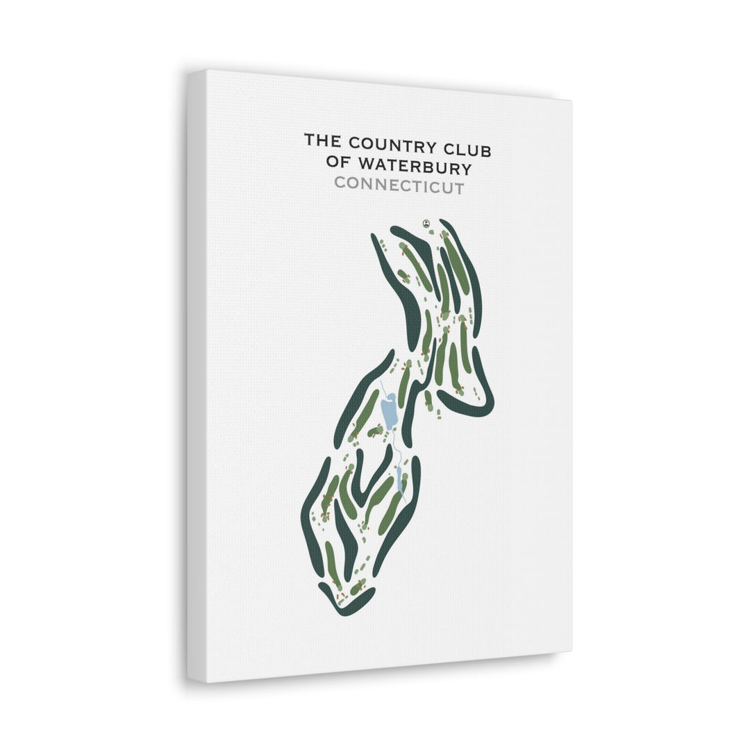 The Country Club of Waterbury, Connecticut - Printed Golf Courses