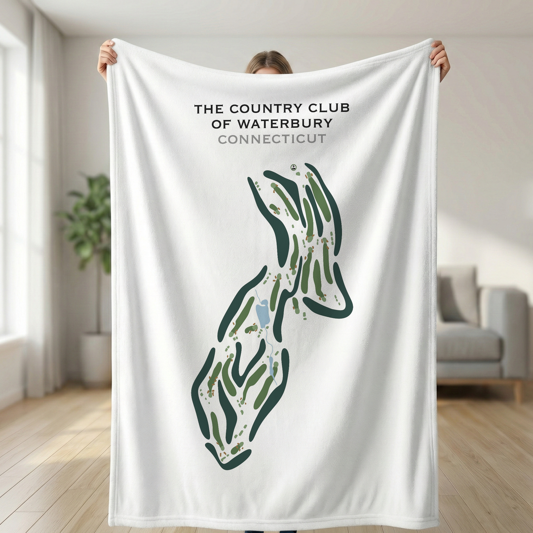 The Country Club of Waterbury, Connecticut - Printed Golf Courses