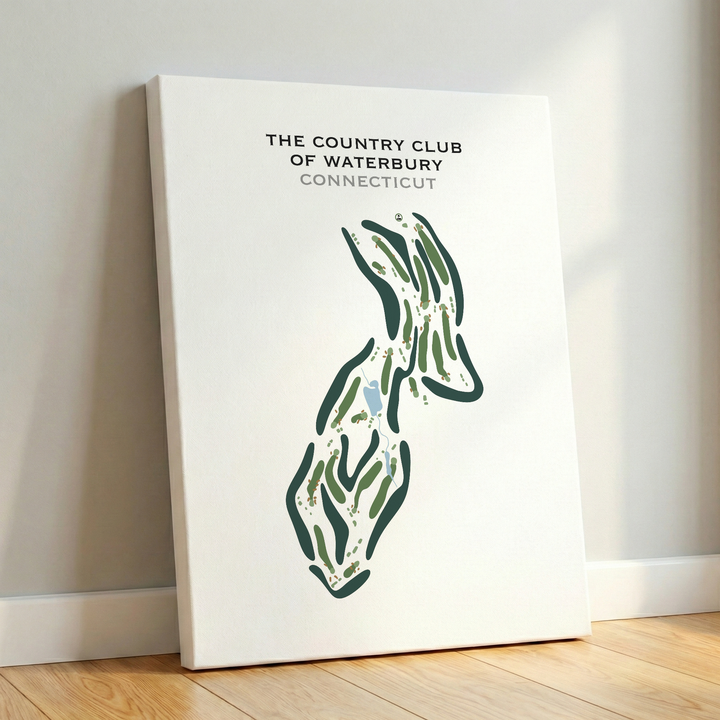 The Country Club of Waterbury, Connecticut - Printed Golf Courses
