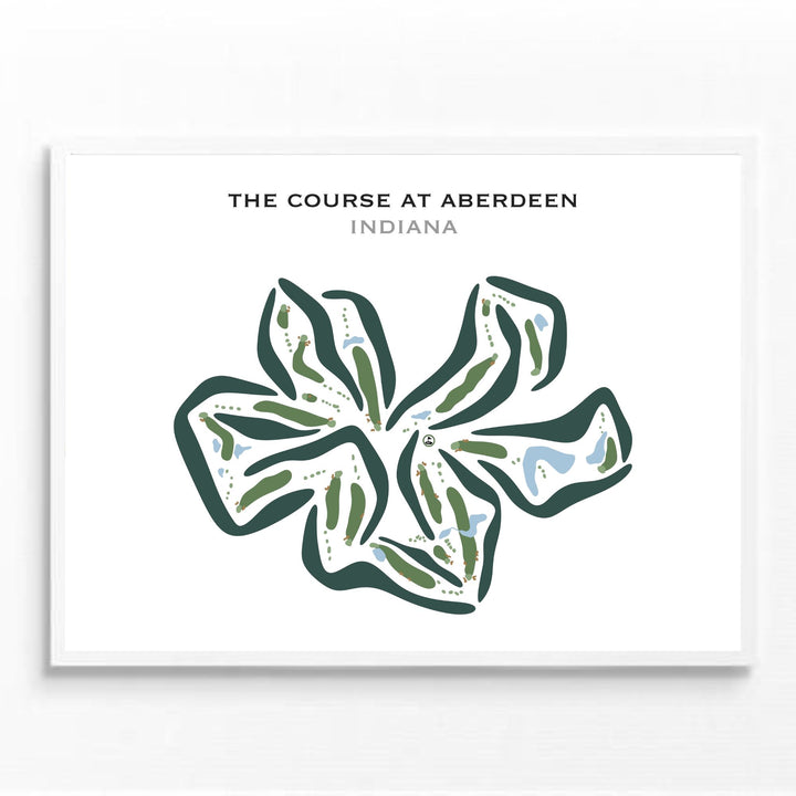 The Course at Aberdeen, Indiana - Printed Golf Courses