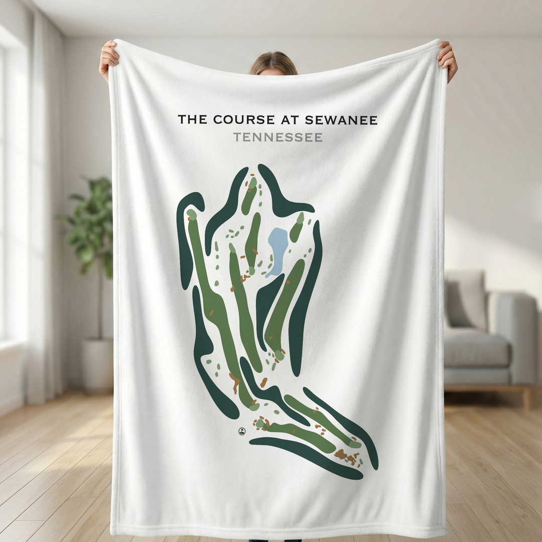 The Course at Sewanee, Tennessee - Printed Golf Course