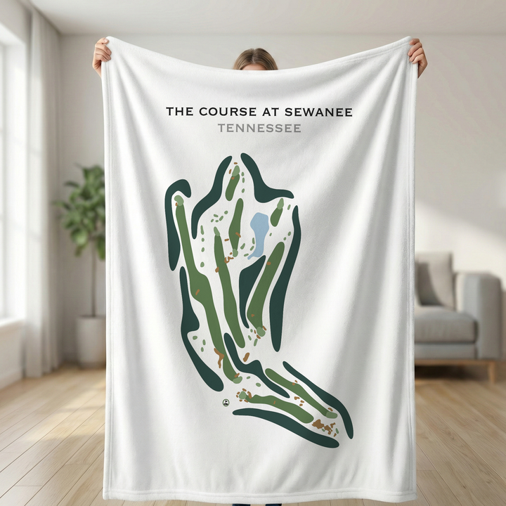 The Course at Sewanee, Tennessee - Printed Golf Course