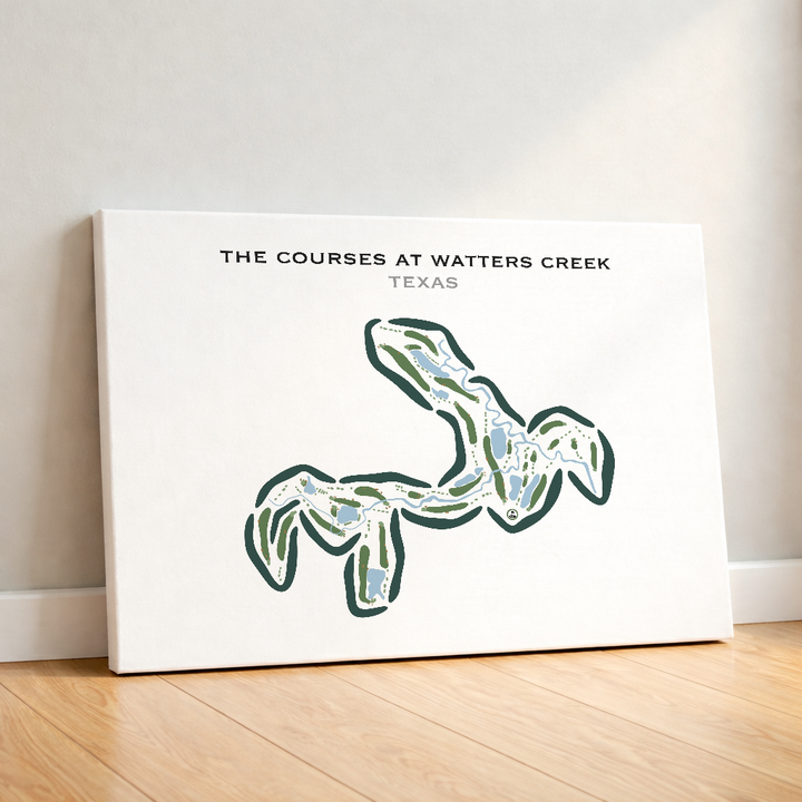 The Courses at Watters Creek, Texas - Printed Golf Courses