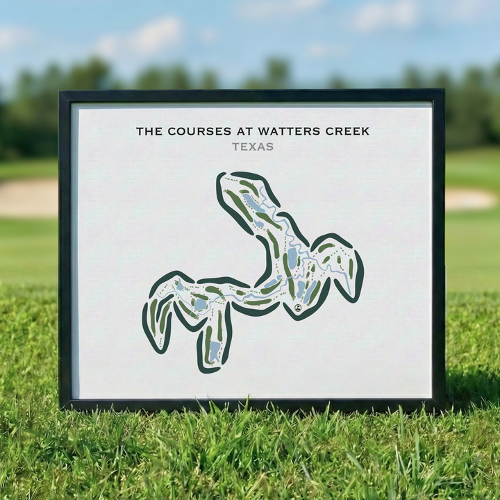 The Courses at Watters Creek, Texas - Printed Golf Courses