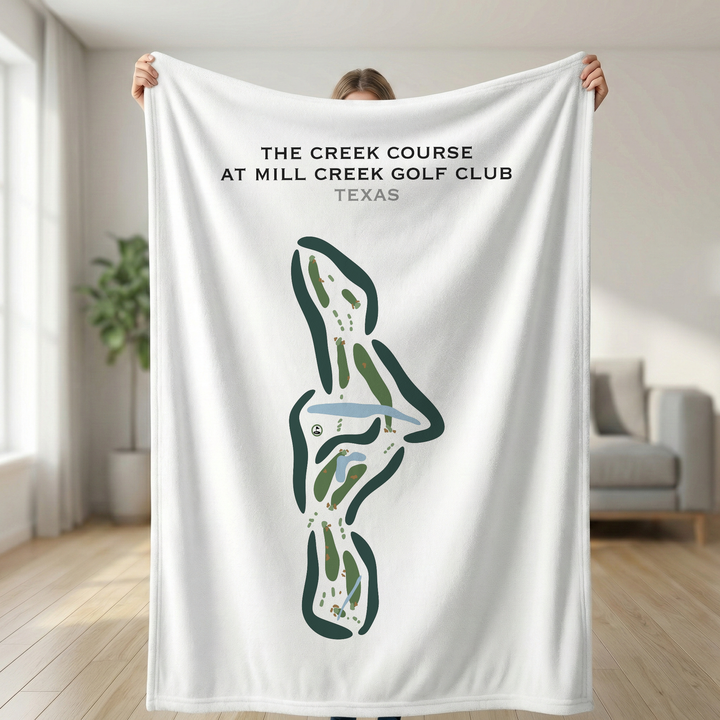 The Mill Course at Mill Creek Golf Club, Texas - Printed Golf Courses