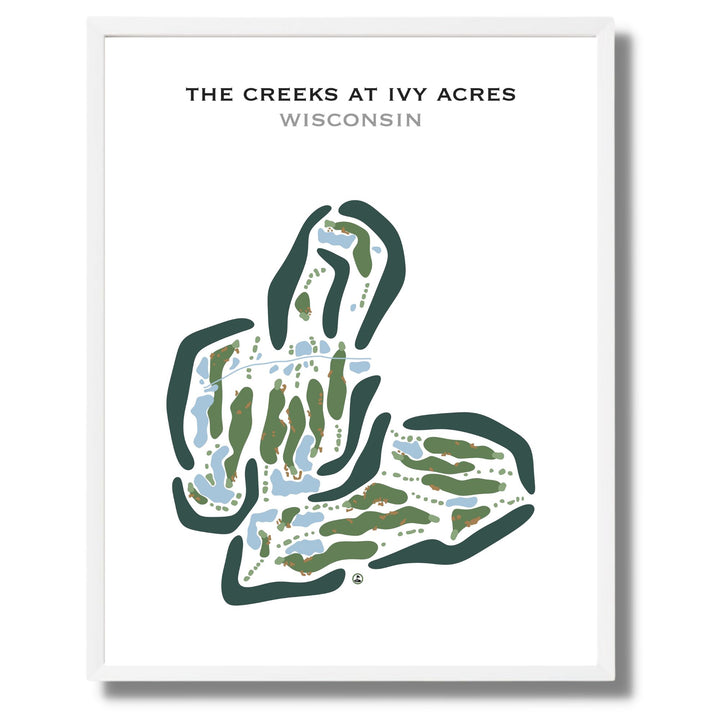 The Creeks at Ivy Acres, Wisconsin - Printed Golf Courses