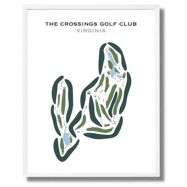 The Crossings Golf Club, Virginia - Printed Golf Courses