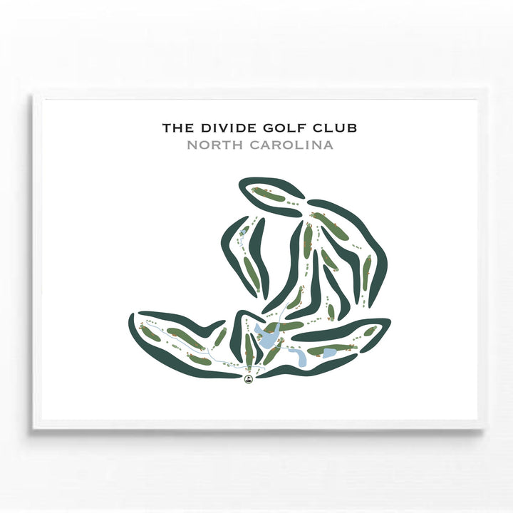 The Divide Golf Club, North Carolina - Printed Golf Courses