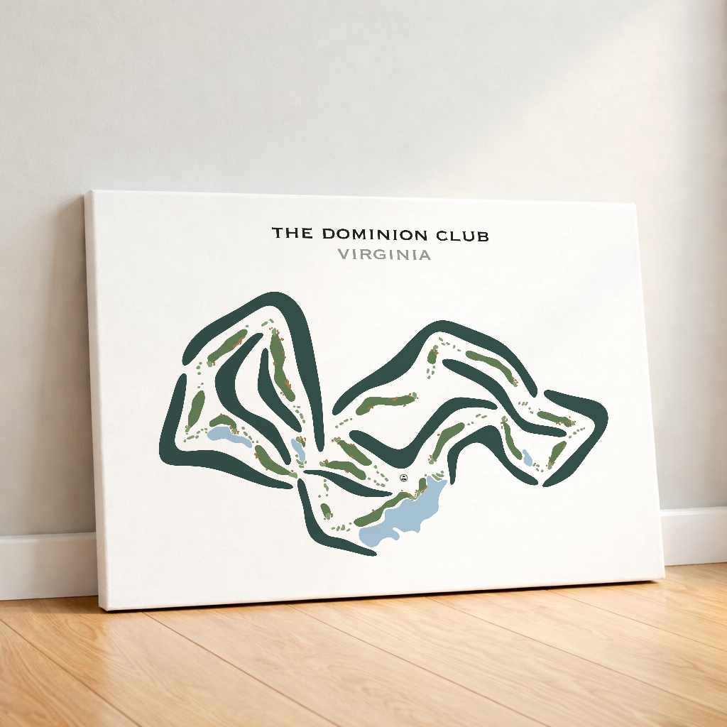 The Dominion Club, Virginia - Printed Golf Courses